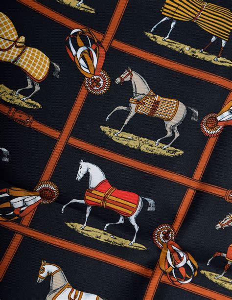 hermes scarf horses|vintage hermes scarf horse.